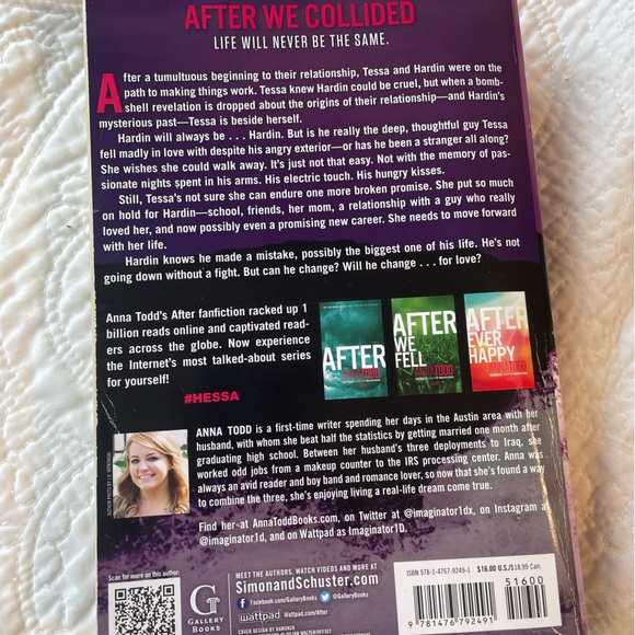 Books 2,3,4 of the After series by Anna Todd - Picture 4 of 6